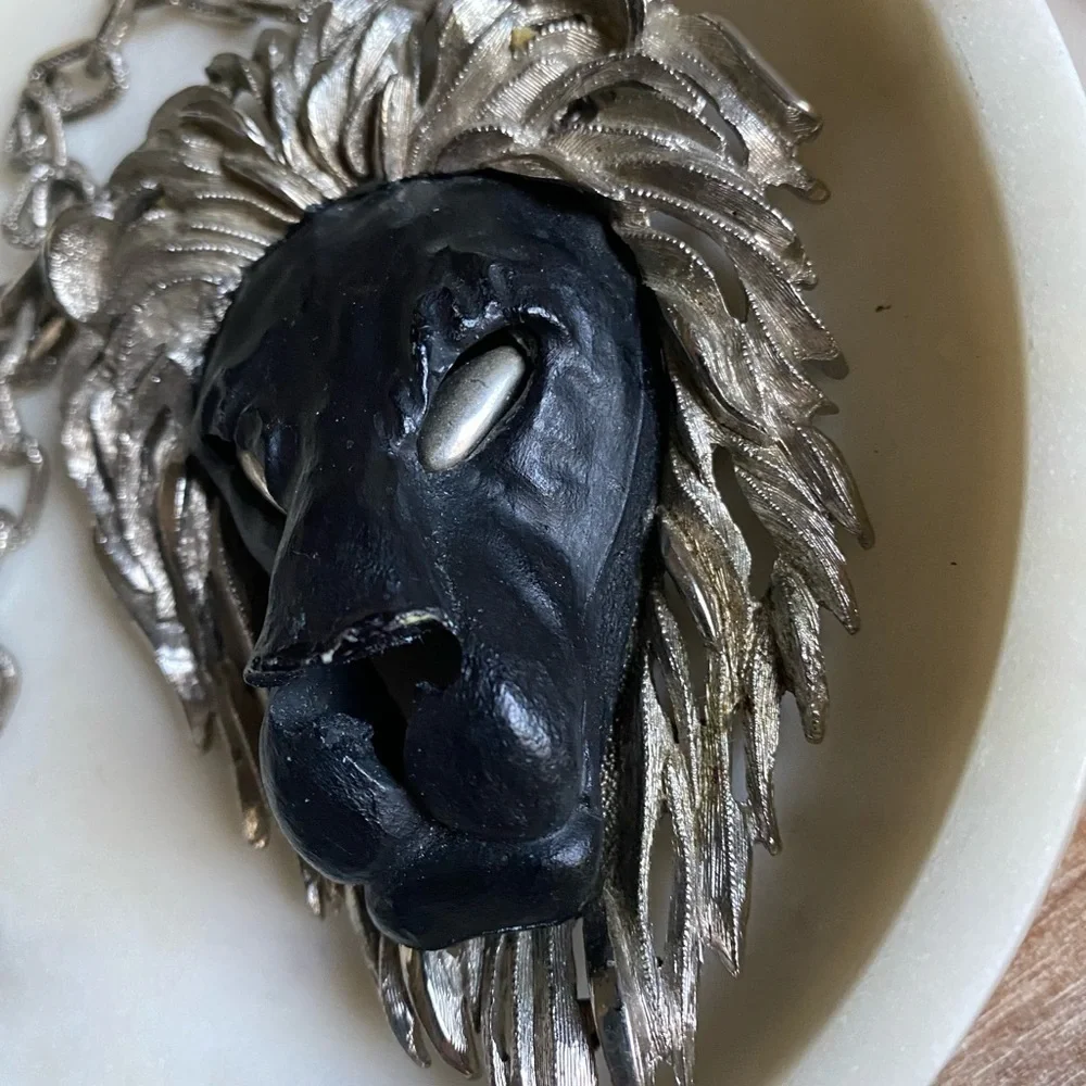 Vintage 1960’s unsigned Luca Razza Leo necklace